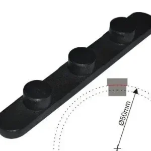 CHAVETA 3P D7,3 8X6X60