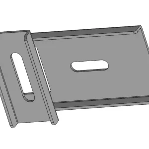 BRACKET PLANO BUMPER TRASERO