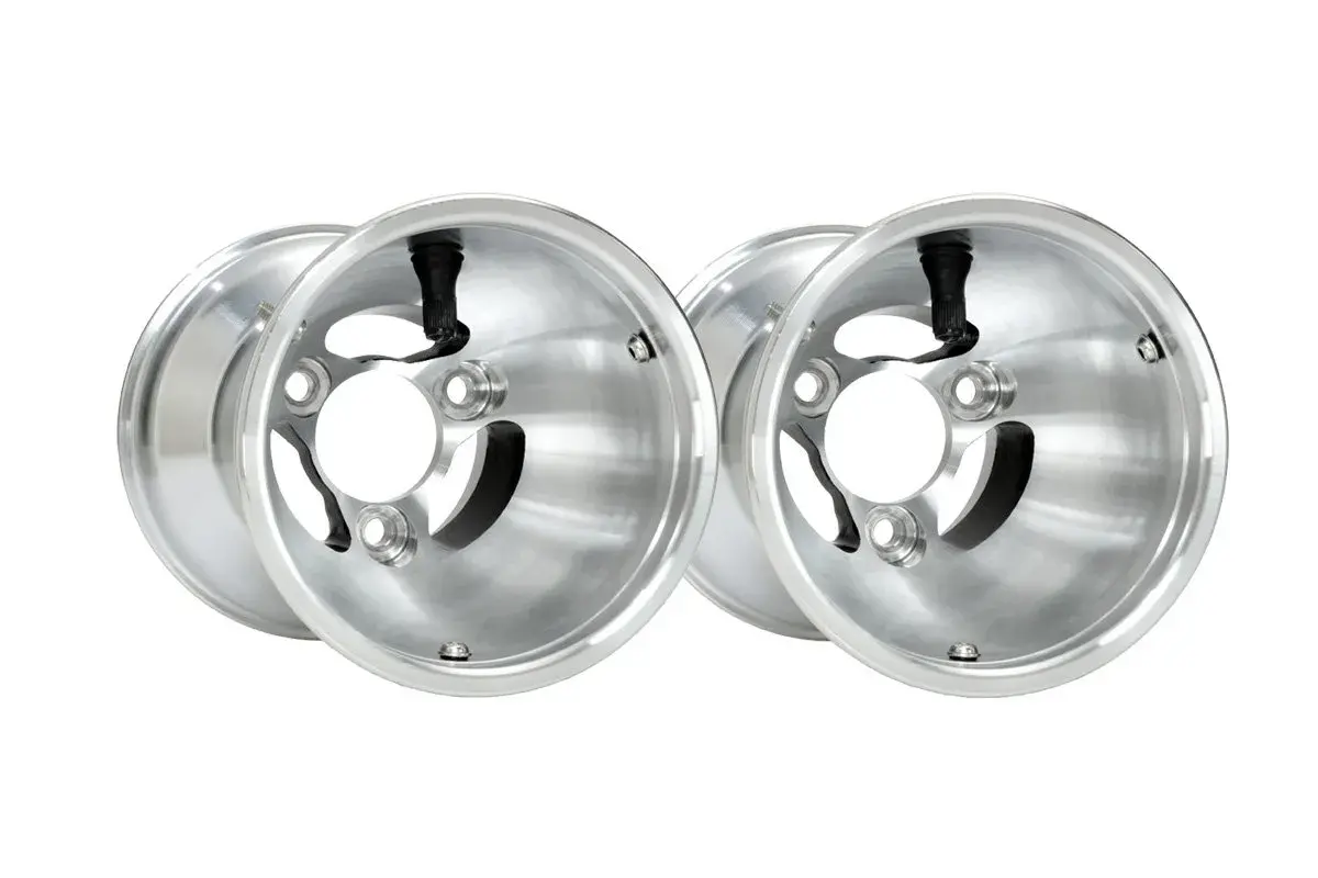 SET TRASERO ALUM KZ PLATA 180MM