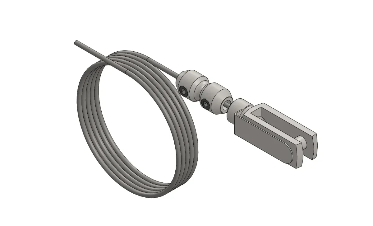 CABLE SEGURIDAD FRENO COMPLETO