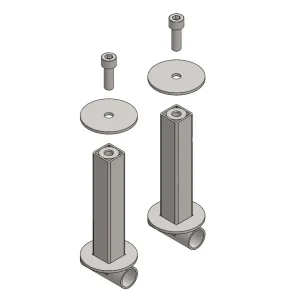 KIT SOPORTES BUMPER TRASERO DD2
