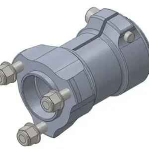 BUJE 40 L90 ALUMINIO NEGRO
