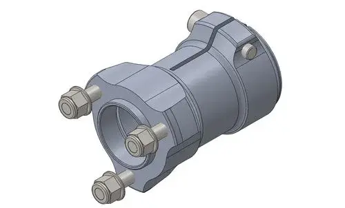 BUJE 40 L90 ALUMINIO NEGRO