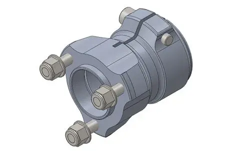 BUJE 40 L70 ALUMINIO NEGRO