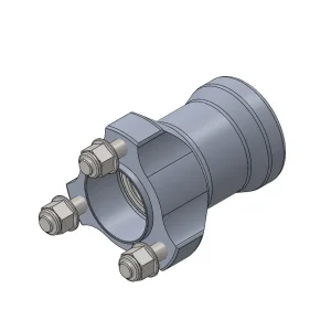 BUJE DELANTERO OK 58MM ALUMINIO NEGRO