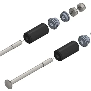 KIT APRIETE BUMPER TRASERO X 28MM